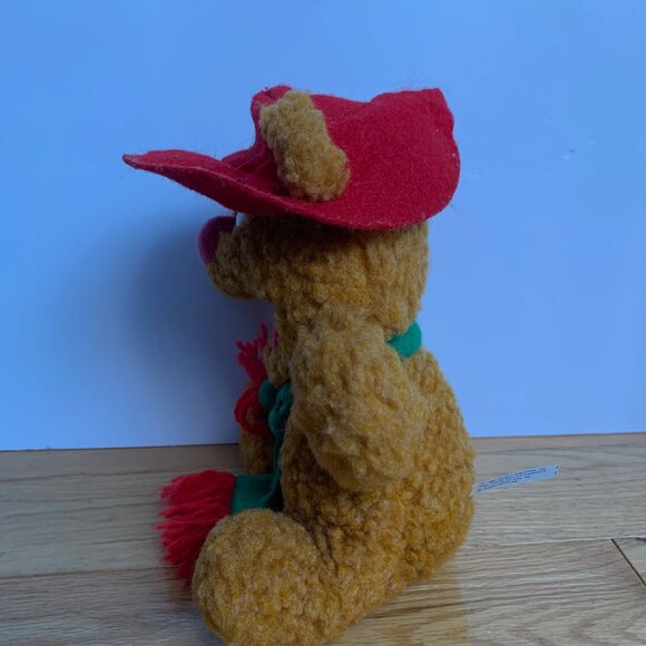 Vintage Fozzie Bear Plush – Holiday Outfit – 1980s Style - Picture 3 of 5